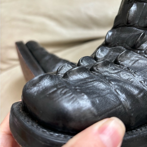 MIGUEL custom 💯 real aligator leather boots size 9 - Picture 9 of 10